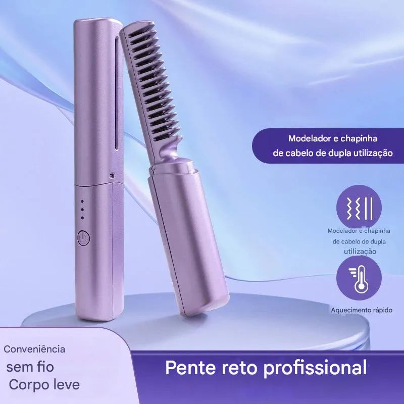 MiniHair Glow – Cabelos Perfeitos em Qualquer Lugar!