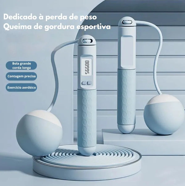 SmartJump Pro: Corda de Pular com Contador - Treino Inteligente para Fitness e Emagrecimento