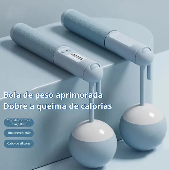 SmartJump Pro: Corda de Pular com Contador - Treino Inteligente para Fitness e Emagrecimento