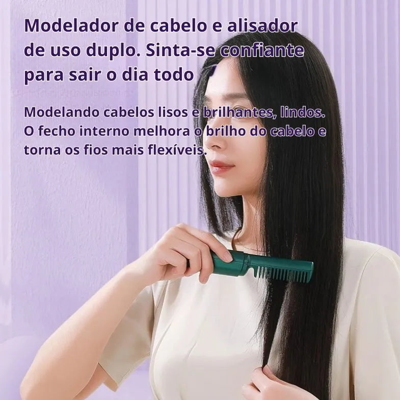 MiniHair Glow – Cabelos Perfeitos em Qualquer Lugar!