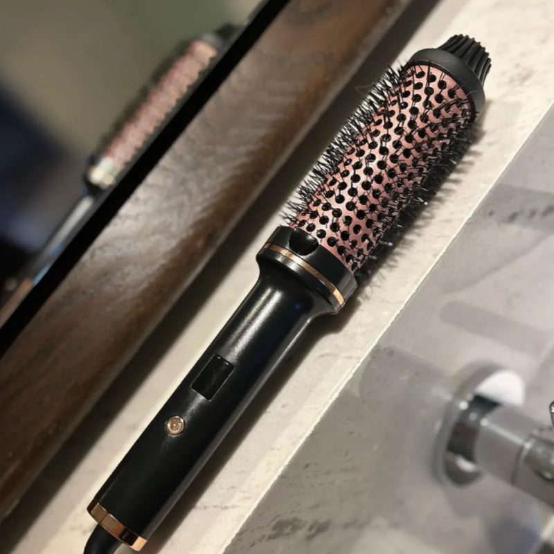 GlowLiss Pro - Escova térmica sem ar quente & silenciosa [Resultado de salão!]