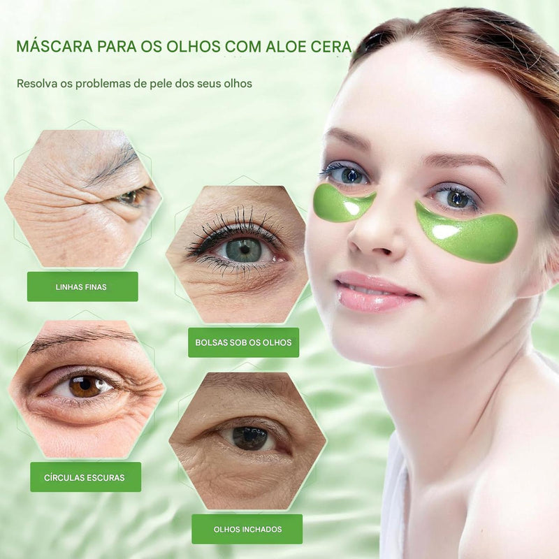 Renove Seu Olhar com a Máscara de Aloe Vera e Colágeno: 60 Máscaras para Um Olhar Radiante!