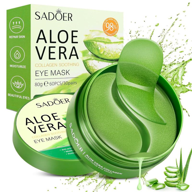Renove Seu Olhar com a Máscara de Aloe Vera e Colágeno: 60 Máscaras para Um Olhar Radiante!
