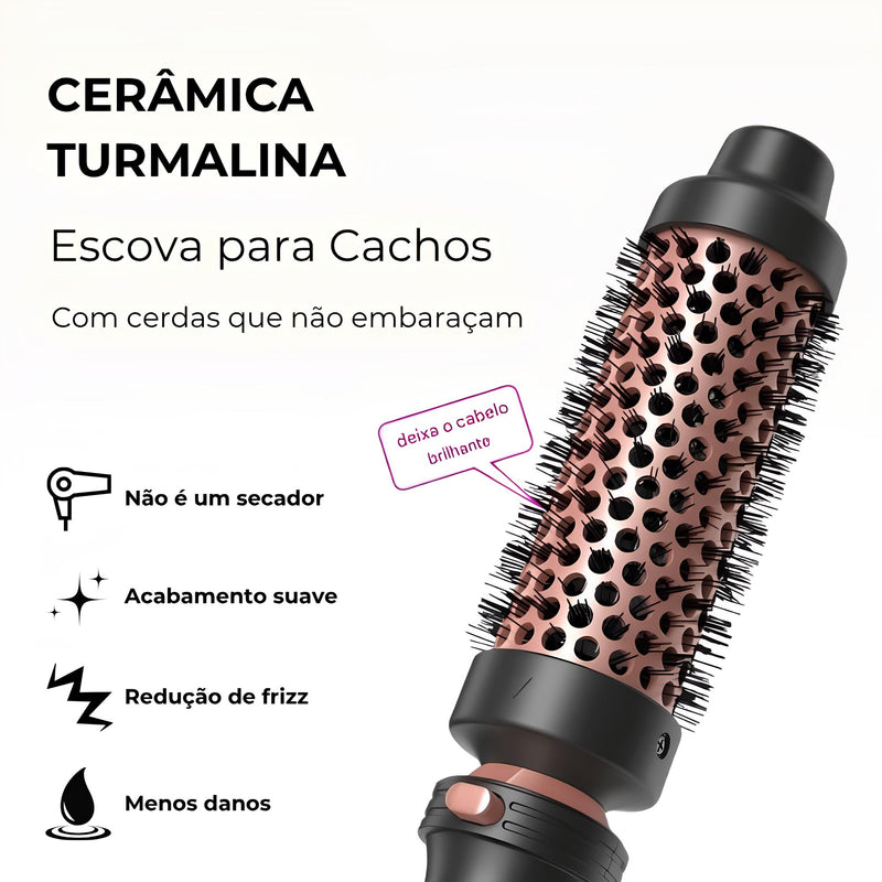 Wavytalk Pro 5 em 1 – O Segredo dos Cachos Profissionais em Casa + Brinde Exclusivo!
