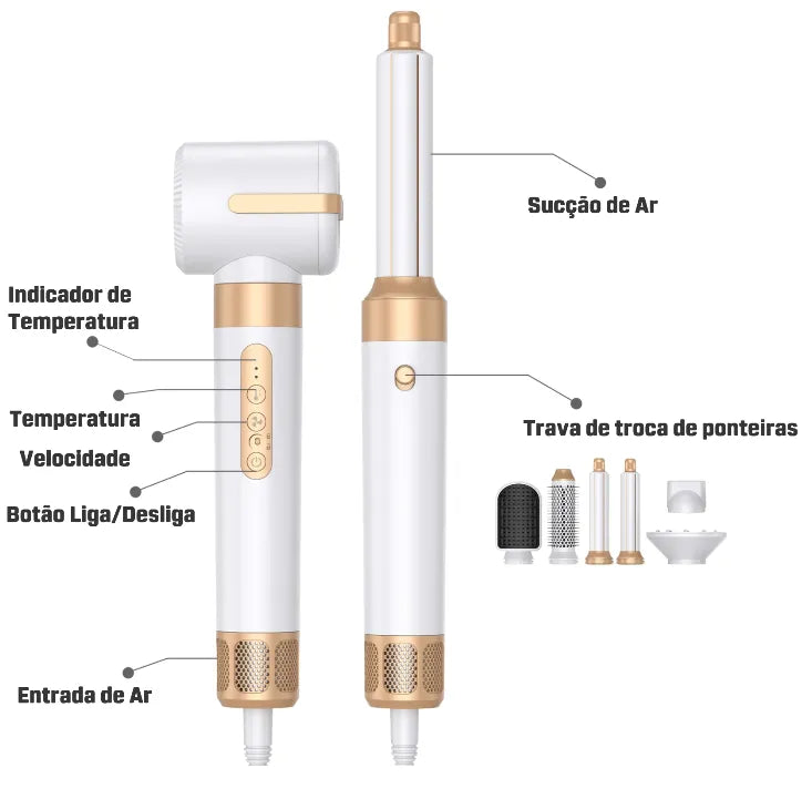 AirStyle Pro 7X – O Segredo para Cabelos Perfeitos em Minutos!