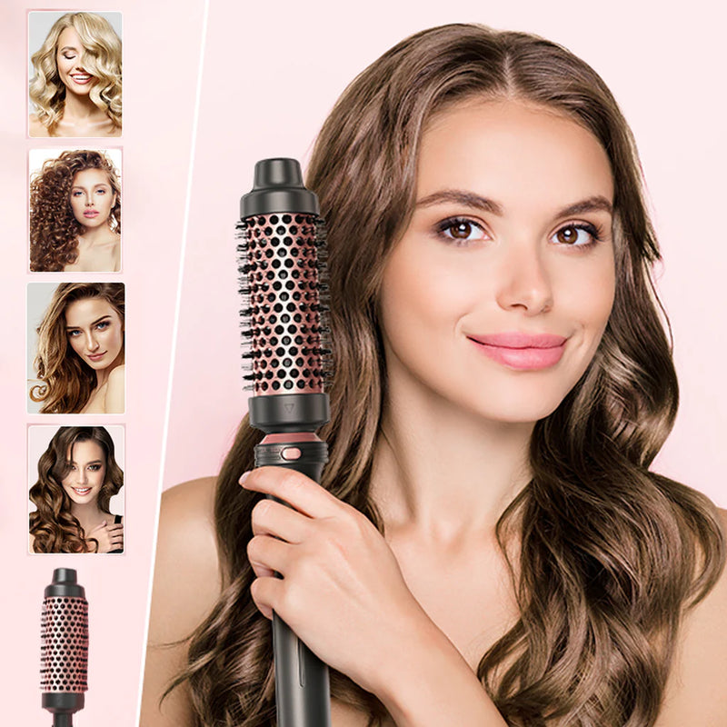 GlowLiss Pro - Escova térmica sem ar quente & silenciosa [Resultado de salão!]