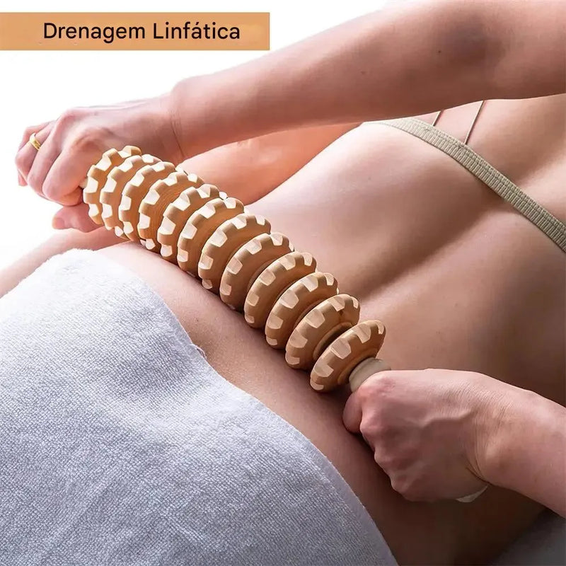 Renove Seu Corpo: A Ferramenta de Massagem de Madeira Curvada para Alívio Muscular e Pele Perfeita
