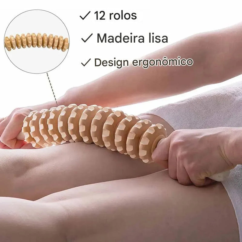 Renove Seu Corpo: A Ferramenta de Massagem de Madeira Curvada para Alívio Muscular e Pele Perfeita