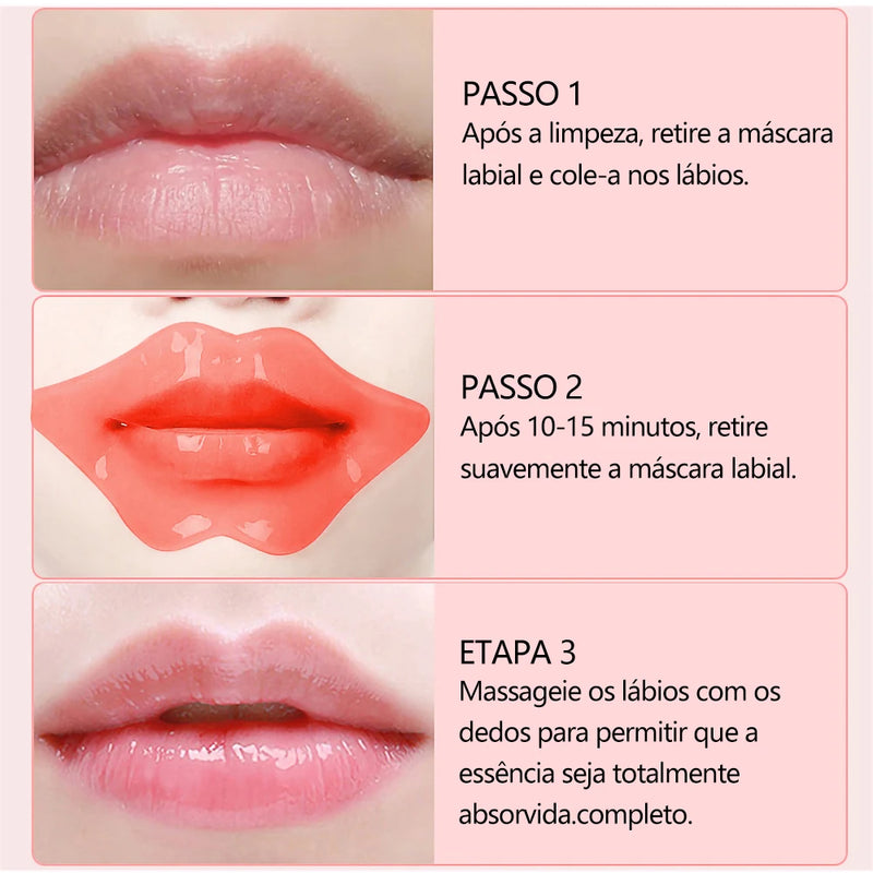 Máscara de Lip SERSANLOVE: 20 Máscaras para Lábios Hidratados, Suaves e Sem Linhas!