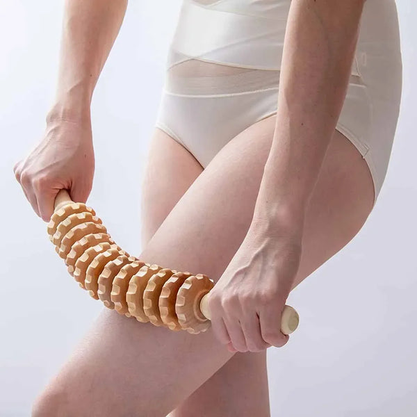 Renove Seu Corpo: A Ferramenta de Massagem de Madeira Curvada para Alívio Muscular e Pele Perfeita