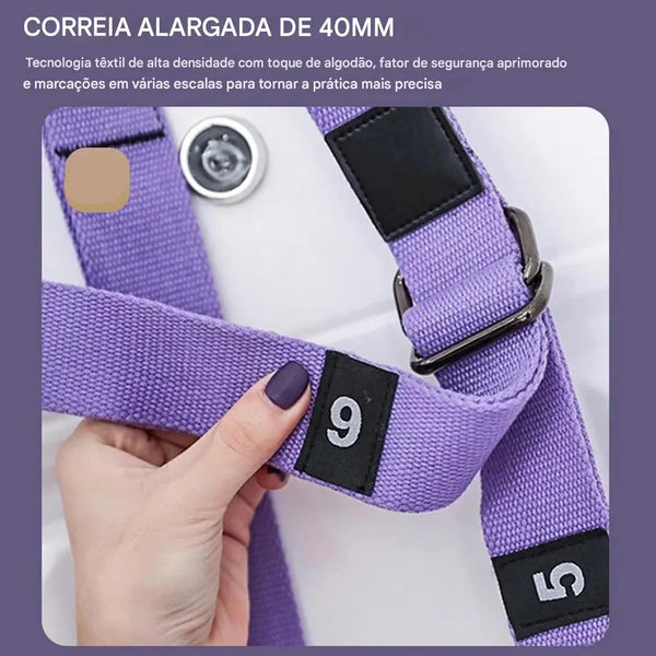 FlexiFly Yoga Strap – Mais Flexibilidade e Equilíbrio na Sua Prática