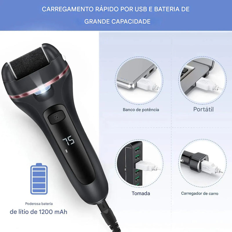 PedicurePro Elétrico – Cuide dos Seus Pés com Conforto e Praticidade em Casa