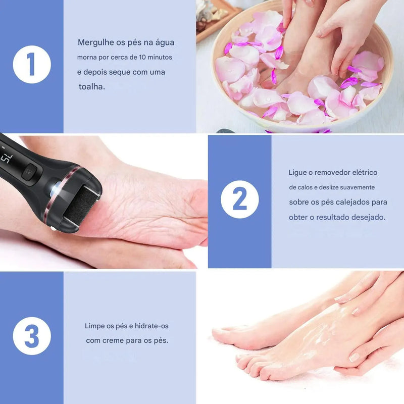 PedicurePro Elétrico – Cuide dos Seus Pés com Conforto e Praticidade em Casa