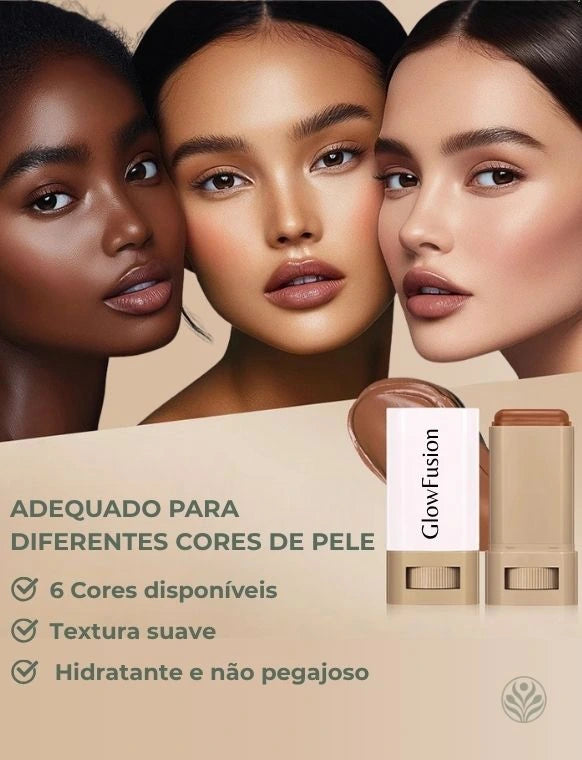 GlowFusion: A Base Balm 2 em 1 que Hidrata e Realça Sua Beleza em Segundos - SOULFITT